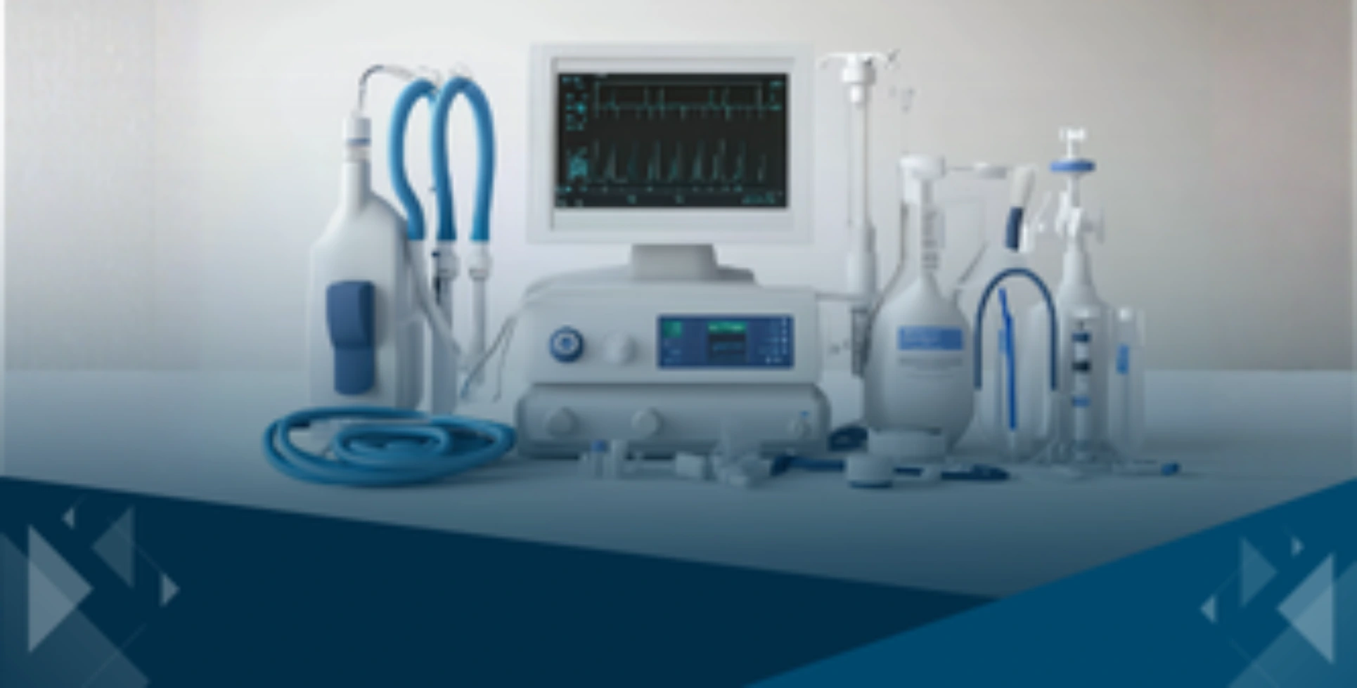 Depreciation booklet on desk with office supplies for business tax planning